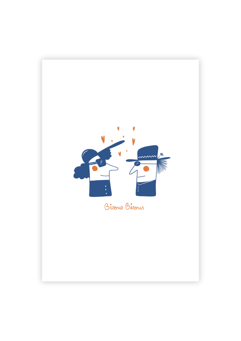 6 Petit Perso Bleu Et Orange